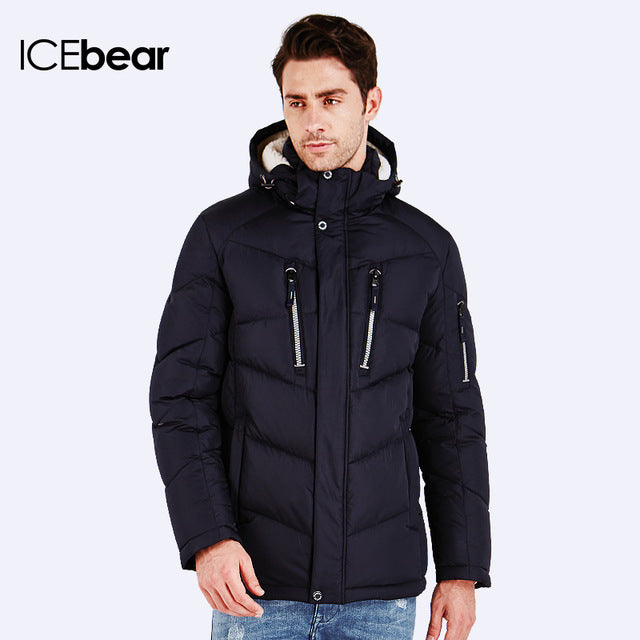 ICEbear  Men's Clothing High Quality Casual Windproof Winter Warm Jackets And Coats - KMTELL