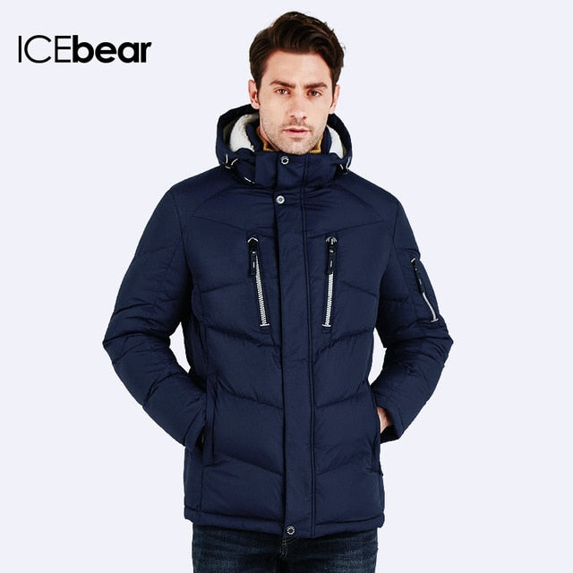 ICEbear  Men's Clothing High Quality Casual Windproof Winter Warm Jackets And Coats - KMTELL