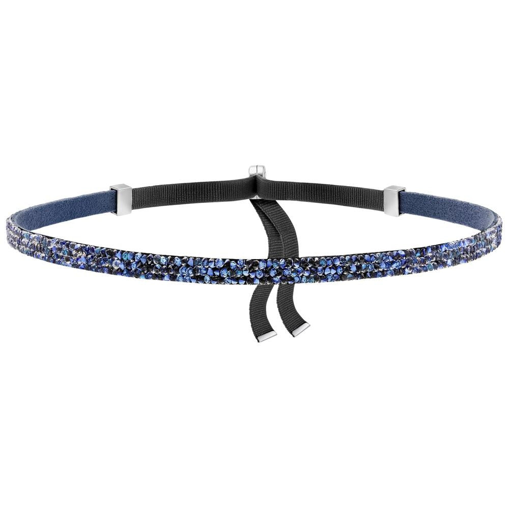 Made with Swarovski Crystal Choker Necklace - Blue - KMTELL