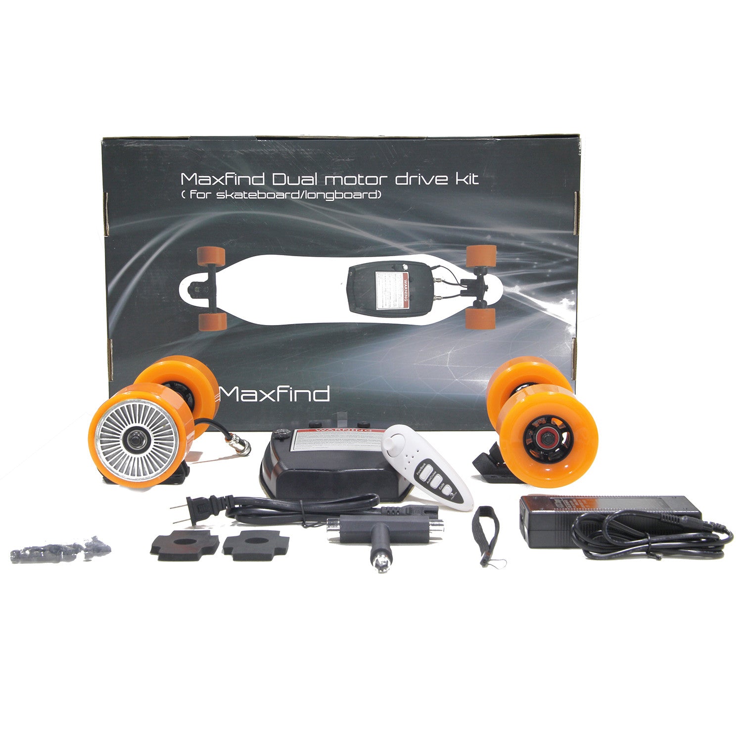 Max Kit - electric Longboard 4 wheels skateboards with remote controller skateboard kit - KMTELL