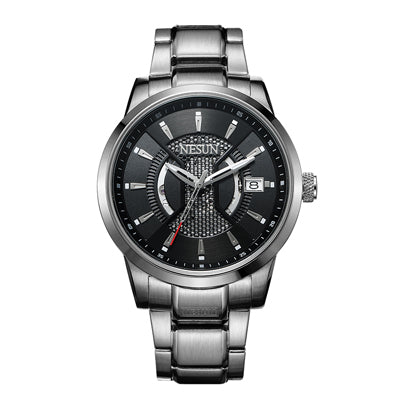 Nesun Watch Men Switzerland Japan Seiko NH35A Automatic Luxury Brand Men's Watches Sapphire Full Stainless Steel Clock N9207-3 - KMTELL