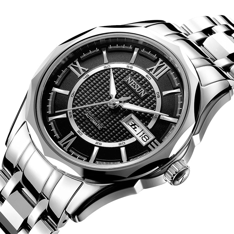 Nesun Japan Seiko NH36A Automatic Movement Switzerland Watch Men Luxury Brand Men's Watches Sapphire relogio masculino N9212-3 - KMTELL